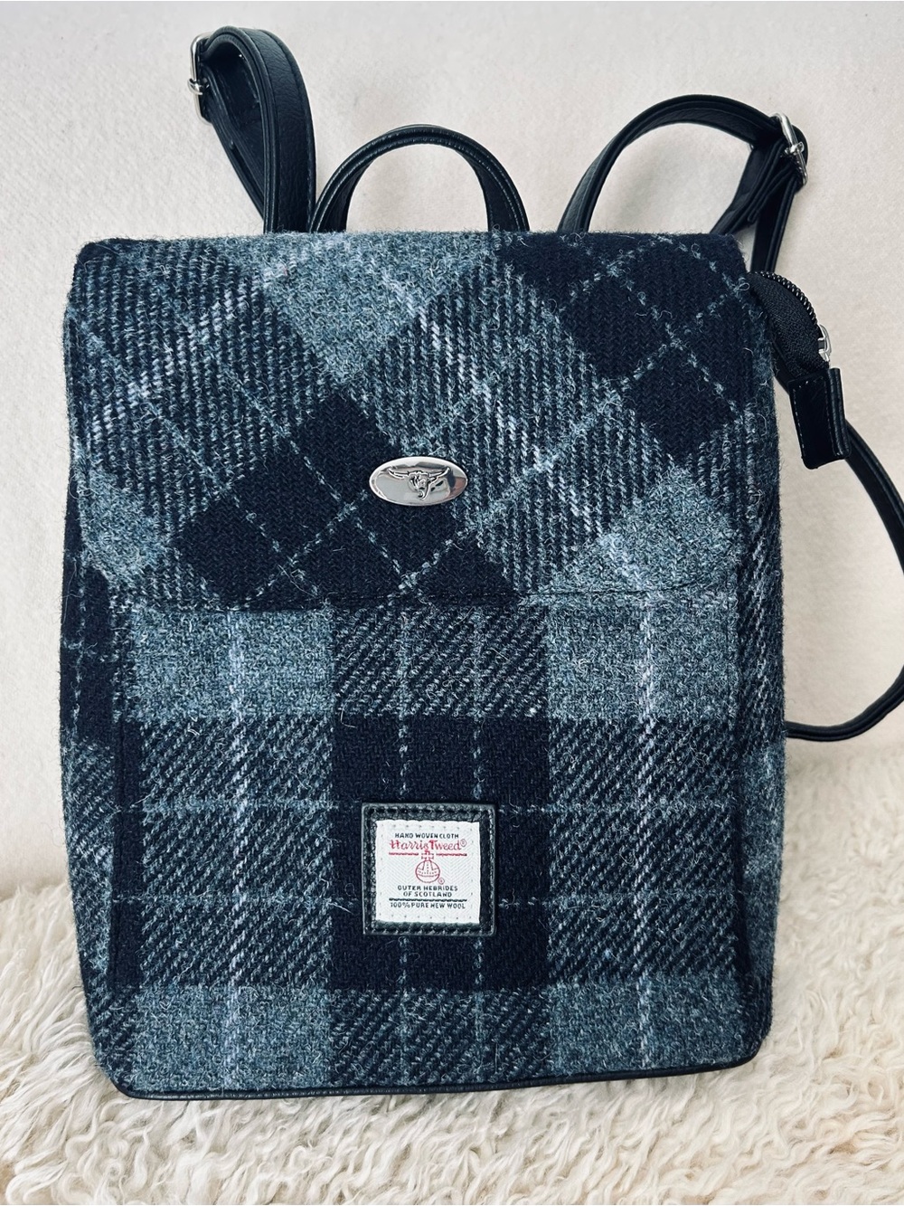Glen Appin of Scotland Harris Tweed Mini Backpack